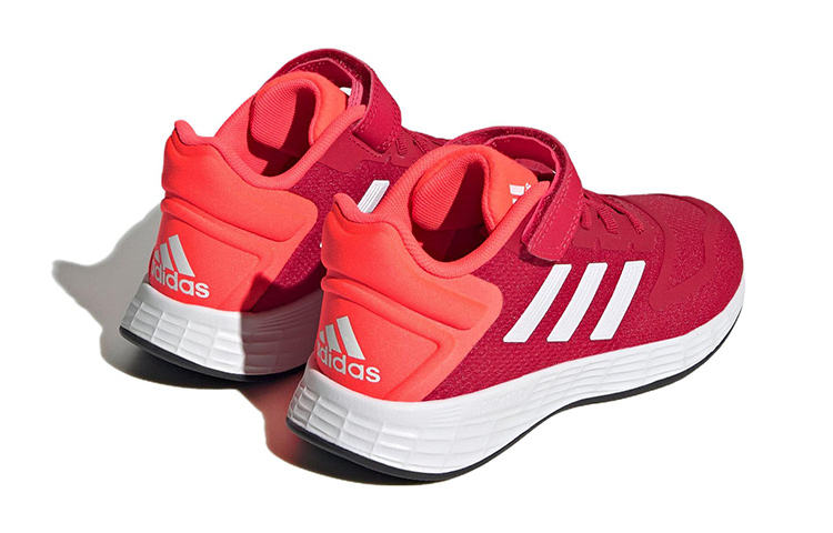 Shop 兒童 adidas Duramo 10 輕便耐磨防滑 低筒 跑步鞋 紅白