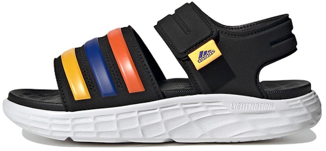 (PS) アディダス デュラモ サンダル 黒マルチカラー HP5833 Buy (PS) アディダス デュラモ サンダル 黒マルチカラー HP5833
