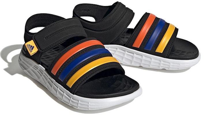 (Preschool) adidas Duramo Sandals 'Black Multi Color' HP5833 Lookbook (Preschool) adidas Duramo Sandals 'Black Multi Color' HP5833