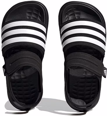 (Preschool) adidas Duramo Sandals 'Core Black White' HP5832 Shop (Preschool) adidas Duramo Sandals 'Core Black White' HP5832