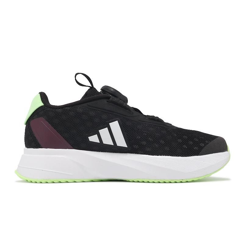 (PS) adidas Duramo SL BOA K 'Black White Green Spark' 圖 2