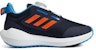 (PS) adidas EQ21 Run 2.0 Boa Bounce Kasut 'Hitam Biru Oren Putih' GZ4520
