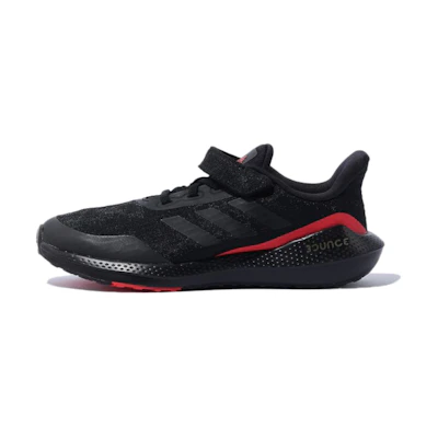(PS) adidas EQ21 Run Velcro J 'Black Vivid Red'