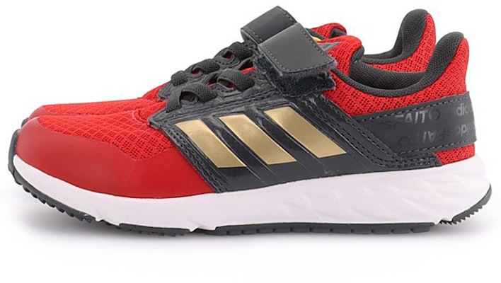 (Youth) adidas FortaFaito EL K 'Red' D98115 Lookbook (Youth) adidas FortaFaito EL K 'Red' D98115