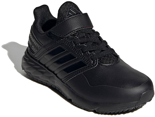 (Youth) adidas Fortafaito Elastic Laces Top Strap K 'Black' FY6664 Lookbook (Youth) adidas Fortafaito Elastic Laces Top Strap K 'Black' FY6664