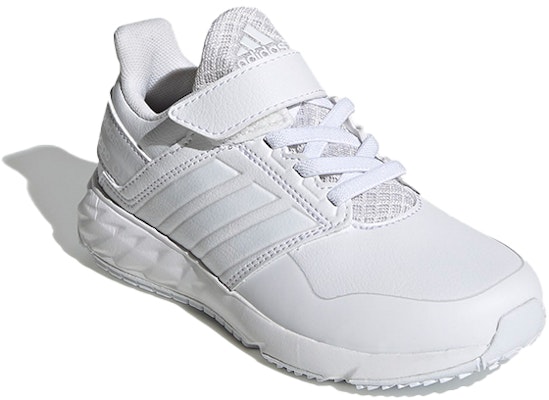 (Youth) adidas Fortafaito Elastic Laces Top Strap K 'White' FY6665 Lookbook (Youth) adidas Fortafaito Elastic Laces Top Strap K 'White' FY6665