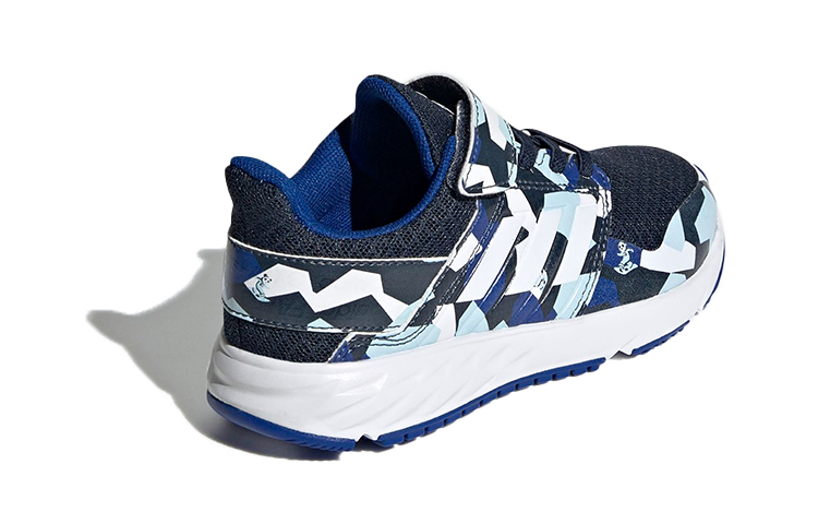 Shop BP幼童 adidas Fortafaito 彈性鞋帶頂帶 藍色