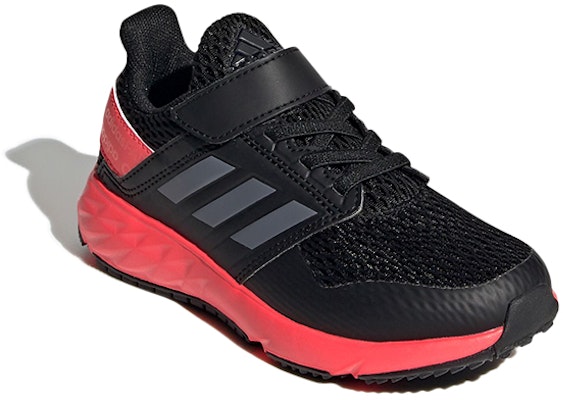(Youth) adidas Fortafaito Top Strap 'Black Red' FW7287 Lookbook (Youth) adidas Fortafaito Top Strap 'Black Red' FW7287