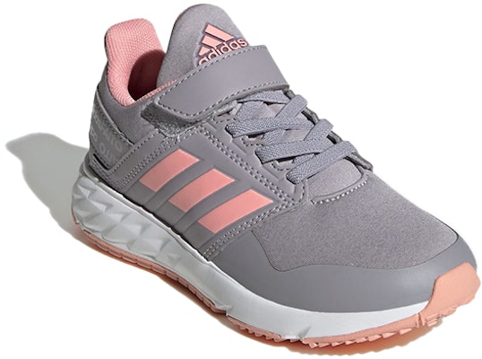 (Youth) adidas Fortafaito Top Strap 'Grey Pink' FX9873 Lookbook (Youth) adidas Fortafaito Top Strap 'Grey Pink' FX9873