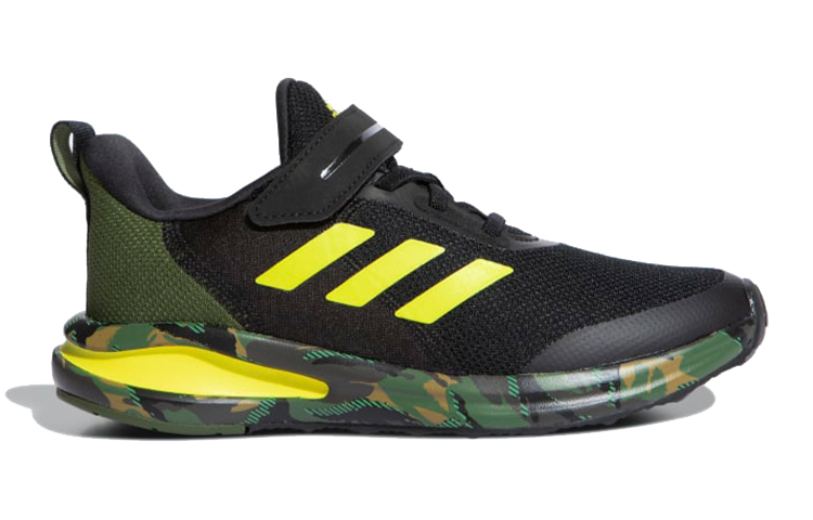 (Youth) adidas Fortarun /MilitaryGreen 'Black' 圖 2