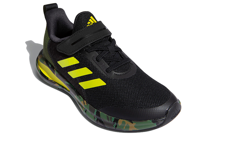 (Youth) adidas Fortarun /MilitaryGreen 'Black' 圖 3