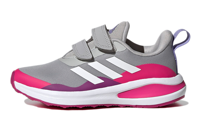 (PS) adidas Fortarun Double Strap K 'Grey Pink'