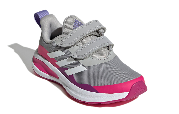 (PS) adidas Fortarun Double Strap K 'Grey Pink' 圖 3