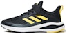 (PS) adidas FortaRun EL K 'Hitam Kuning Bercahaya' GZ1821