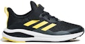 Order (PS) adidas FortaRun EL K 'Hitam Kuning Bercahaya' GZ1821