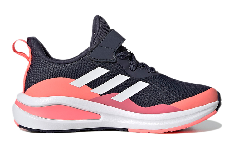 (PS) adidas FortaRun EL Top Strap 'Navy Acid Red' 圖 2