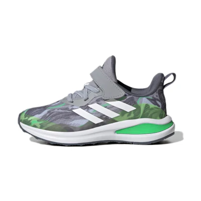 (PS) adidas Fortarun Elastic Lace K 'Grey Green'