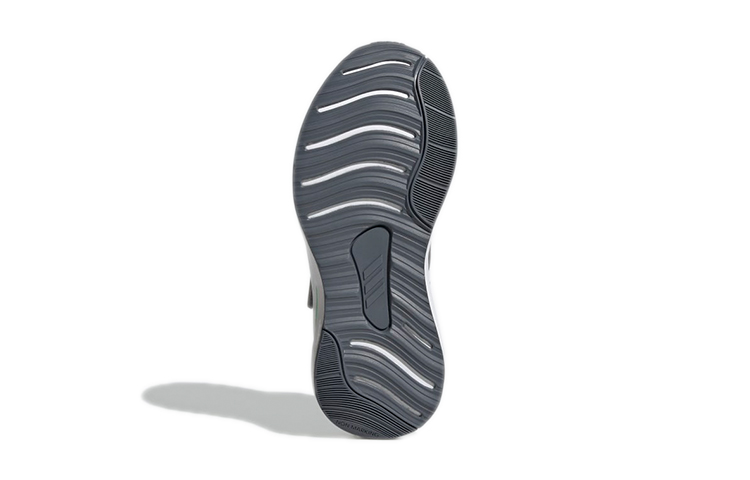 (PS) adidas Fortarun Elastic Lace K 'Grey Green' 圖 6