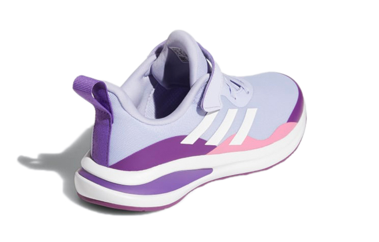 (PS) adidas Fortarun Elastic Lace 'Gray Purple' 圖 4
