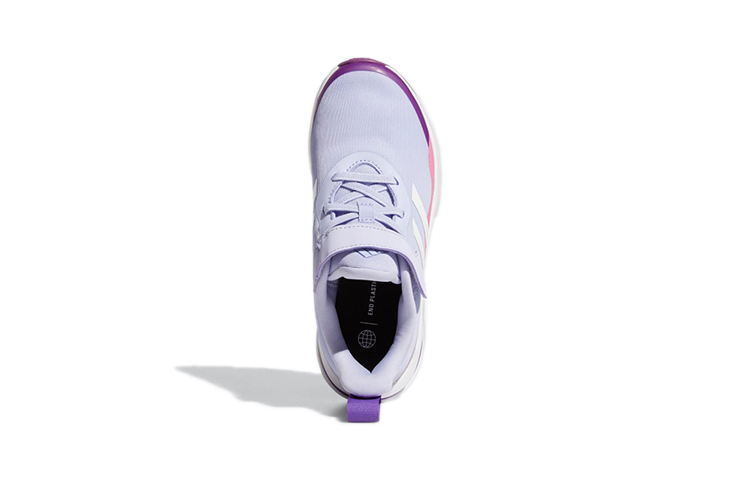 (PS) adidas Fortarun Elastic Lace 'Gray Purple' 圖 5