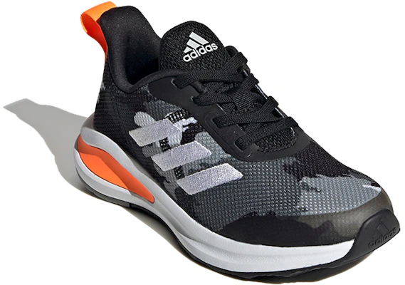 (PS) adidas Fortarun J ''Noir Gris Orange'' FY2385 Lookbook (PS) adidas Fortarun J ''Noir Gris Orange'' FY2385