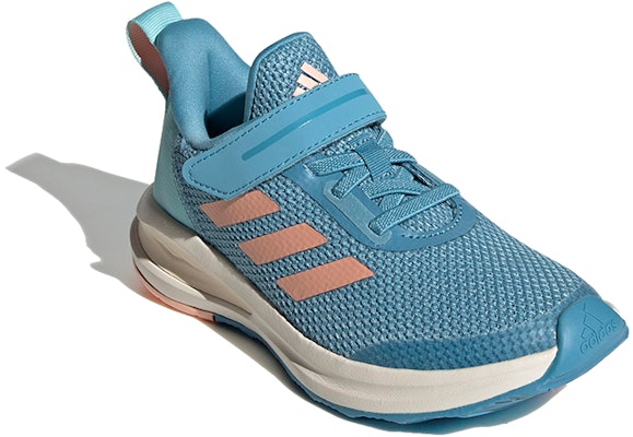 兒童 adidas Fortarun K 低筒 兒童跑步鞋 藍粉 Lookbook 兒童 adidas Fortarun K 低筒 兒童跑步鞋 藍粉