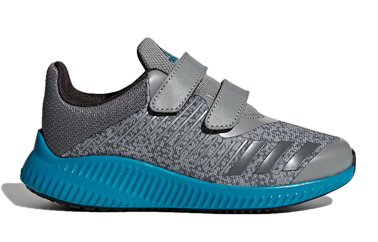 (Youth) adidas Fortarun Wide Cf 'Grey Blue' 圖 2