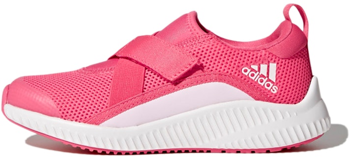 preschool-adidas-fortarun-x-k-pink-breathable-durable-low-top-running-shoe-cq-2449