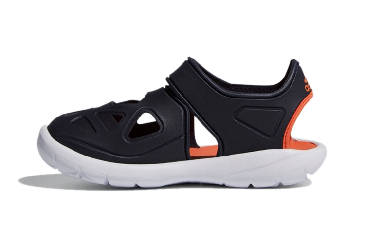 (Preschool) adidas Fortaswim 2 C Black Sandals 'Black White' G54065