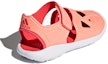 Shop (PS) adidas Fortaswim 2 C Velcro Sandal Sukan Merah Jambu DB2533