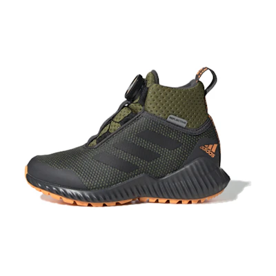(Youth) adidas Fortatrail Boa J 'Black Green Orange'