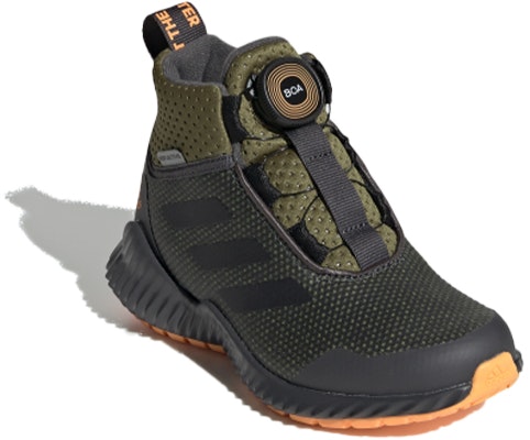 (Preschool) adidas Fortatrail Boa J 'Black Green Orange' G27562 Lookbook (Preschool) adidas Fortatrail Boa J 'Black Green Orange' G27562