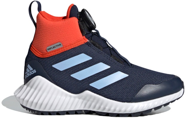 (PS) adidas Fortatrail Boa K Kasut Biru/Oren G27561 Order (PS) adidas Fortatrail Boa K Kasut Biru/Oren G27561