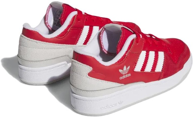 兒童 adidas originals FORUM Low 防滑耐磨輕便 低幫 兒童板鞋 紅白 Lookbook 兒童 adidas originals FORUM Low 防滑耐磨輕便 低幫 兒童板鞋 紅白