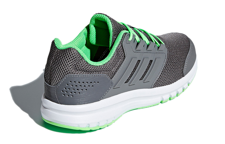 (Youth) adidas Calzado Galaxy 4 K 'Grey White Green' 圖 4