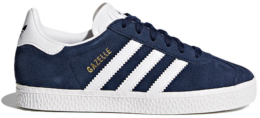 中童 adidas Originals Gazelle 低筒 兒童運動鞋 藍白 Order 中童 adidas Originals Gazelle 低筒 兒童運動鞋 藍白