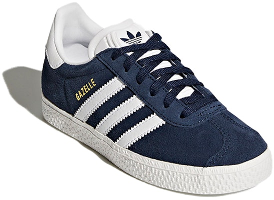 中童 adidas Originals Gazelle 低筒 兒童運動鞋 藍白 Lookbook 中童 adidas Originals Gazelle 低筒 兒童運動鞋 藍白