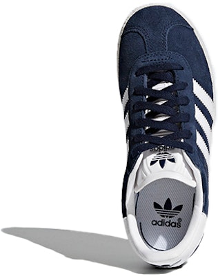 中童 adidas Originals Gazelle 低筒 兒童運動鞋 藍白 Purchase 中童 adidas Originals Gazelle 低筒 兒童運動鞋 藍白