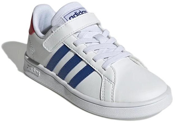 (PS) adidas Grand Court 'Blanco Azul Real' GX5745 Lookbook (PS) adidas Grand Court 'Blanco Azul Real' GX5745