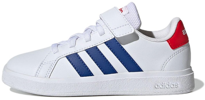 preschool-adidas-grand-court-elastic-lace-and-top-strap-shoes-cloud-white-royal-blue-vivid-red-gw-6514