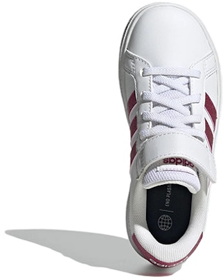 (PS) 阿迪达斯 白/真品洋红 Grand Court 弹性鞋带魔术贴鞋 GX7159 Purchase (PS) 阿迪达斯 白/真品洋红 Grand Court 弹性鞋带魔术贴鞋 GX7159