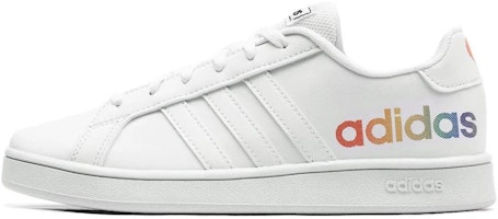 (Preschool) adidas Grand Court J 'Pride' H02289 (Preschool) adidas Grand Court J 'Pride' H02289