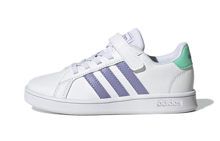 Buy (PS) アディダス グランドコート "クラウドホワイト/パープル" GX5748