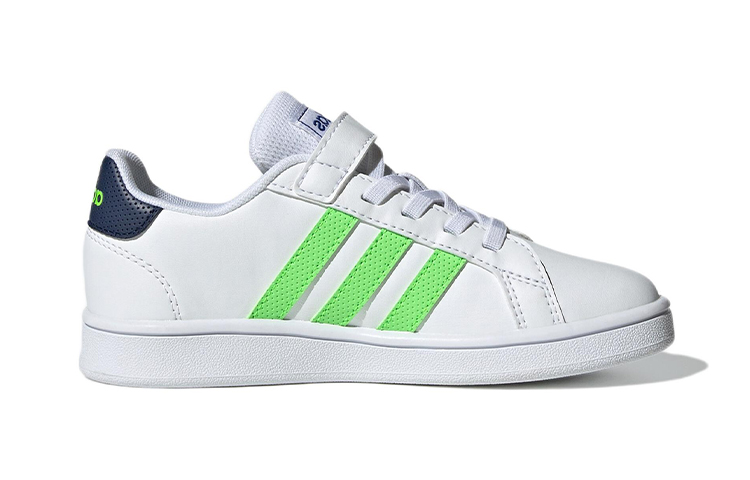 Order (PS) 아디다스 그랜드 코트 '클라우드 화이트/솔라 그린' GX5746