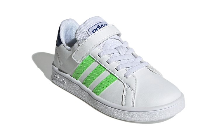 Lookbook (PS) 아디다스 그랜드 코트 '클라우드 화이트/솔라 그린' GX5746