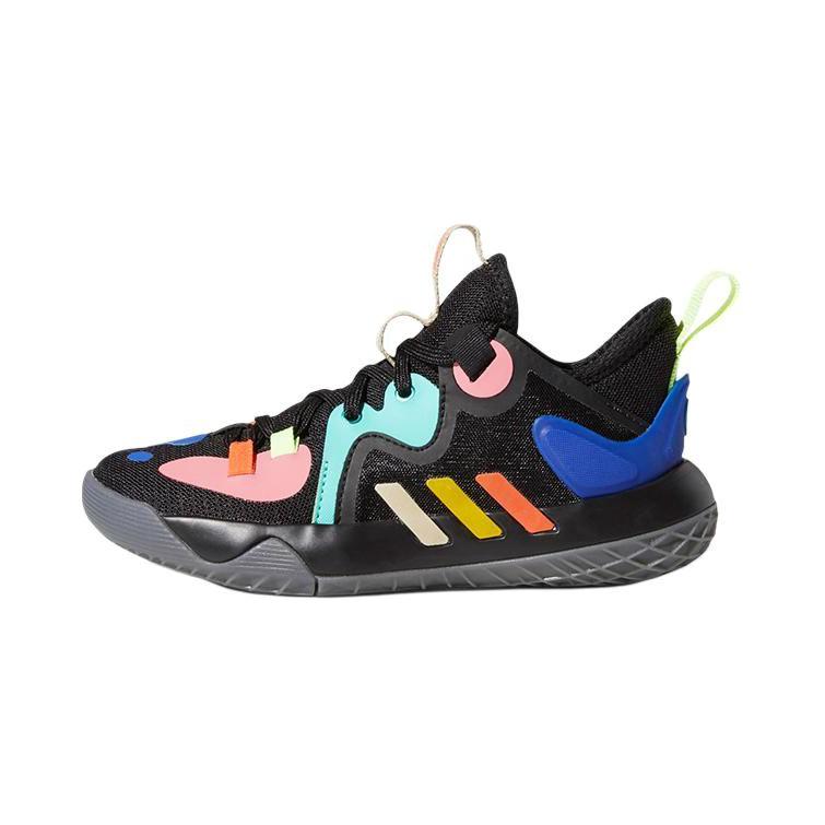 (Preschool) adidas Harden Stepback 2 'Black Pink Blue' FZ1685