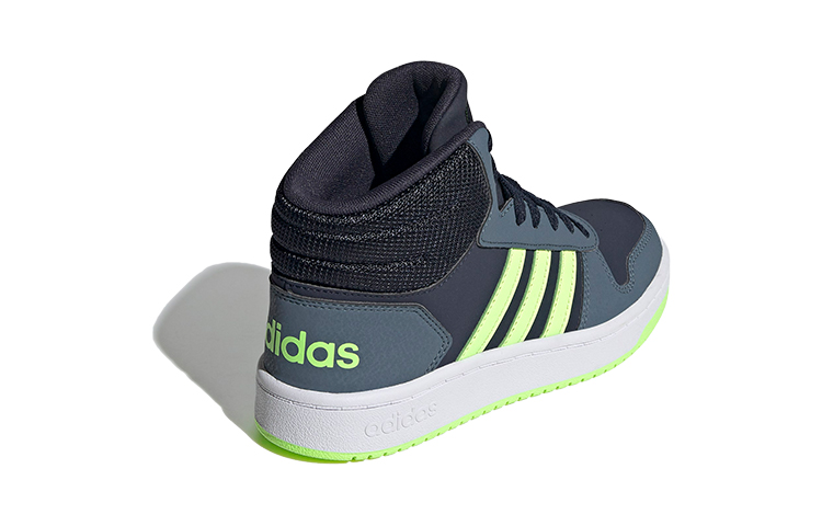 Shop (PS) adidas Hoops 2.0 Mid ''Bleu Blanc Vert'' FW3157