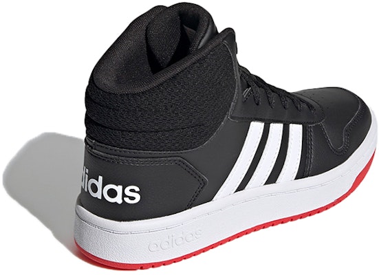 (PS) adidas Hoops 2.0 Mid J 'Negro Rojo Intenso' FY7009 Shop (PS) adidas Hoops 2.0 Mid J 'Negro Rojo Intenso' FY7009