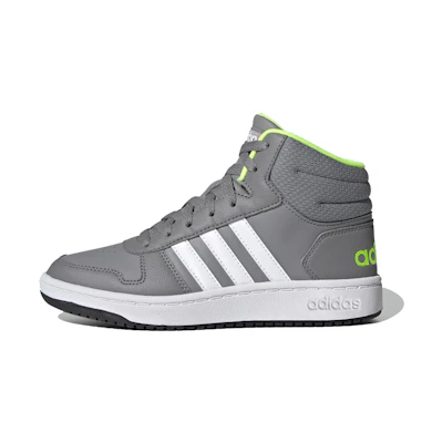 (PS) adidas Hoops 2.0 Mid J 'Grey Volt'
