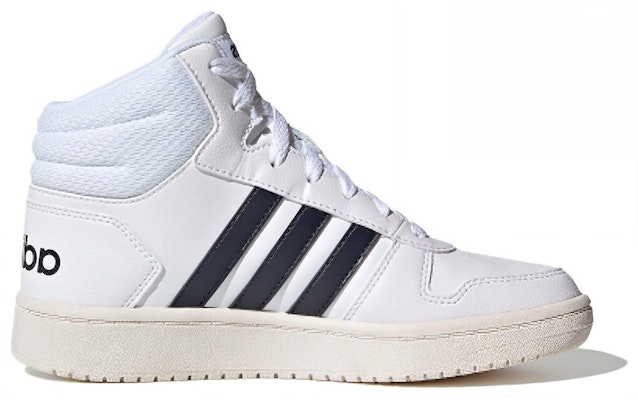 (Preschool) adidas Hoops 2.0 Mid J 'White Legend Ink' FY7700 Order (Preschool) adidas Hoops 2.0 Mid J 'White Legend Ink' FY7700